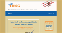 Desktop Screenshot of fokkererfgoed.nl